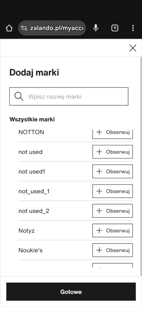 Zalando tests in the production environment